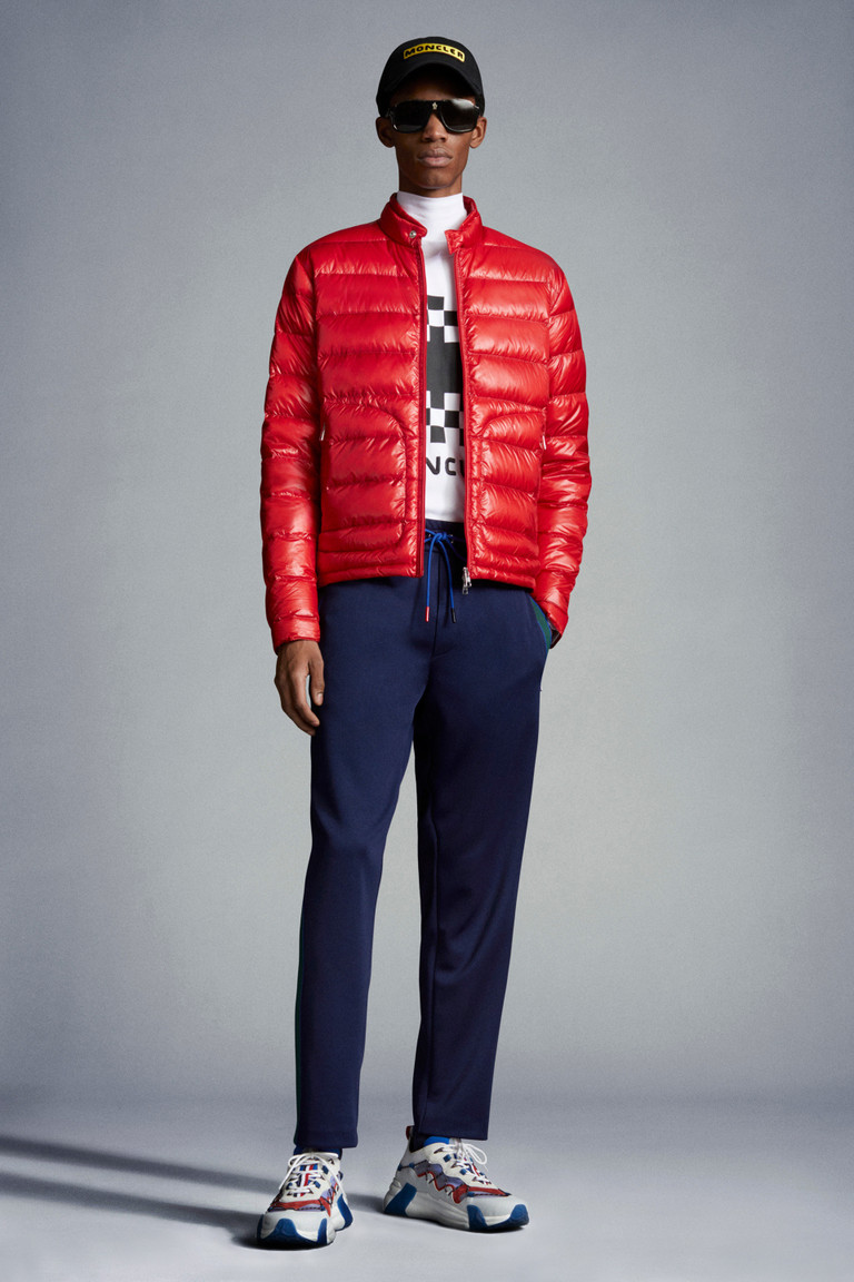 moncler mens red coat