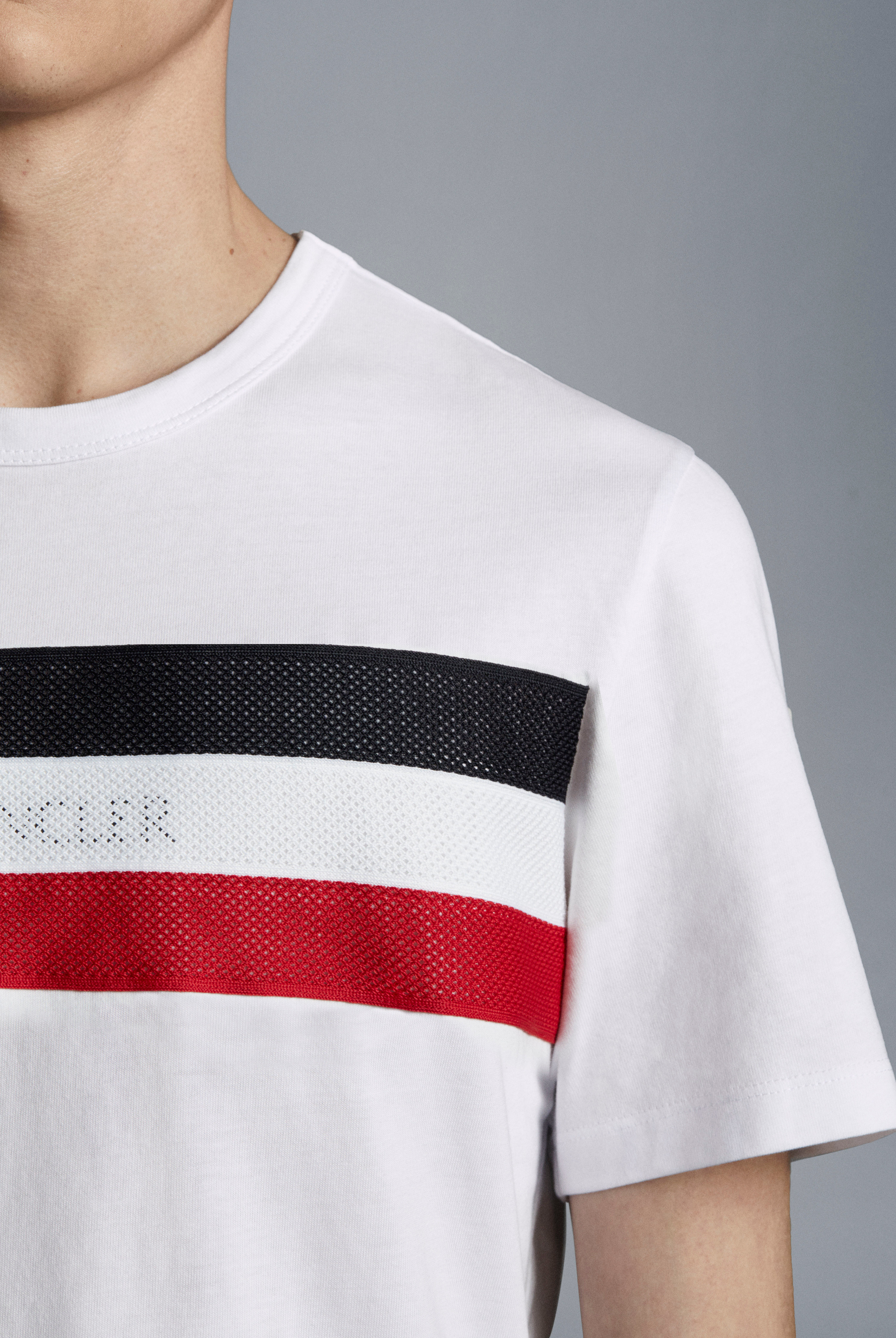 mens white moncler t shirt