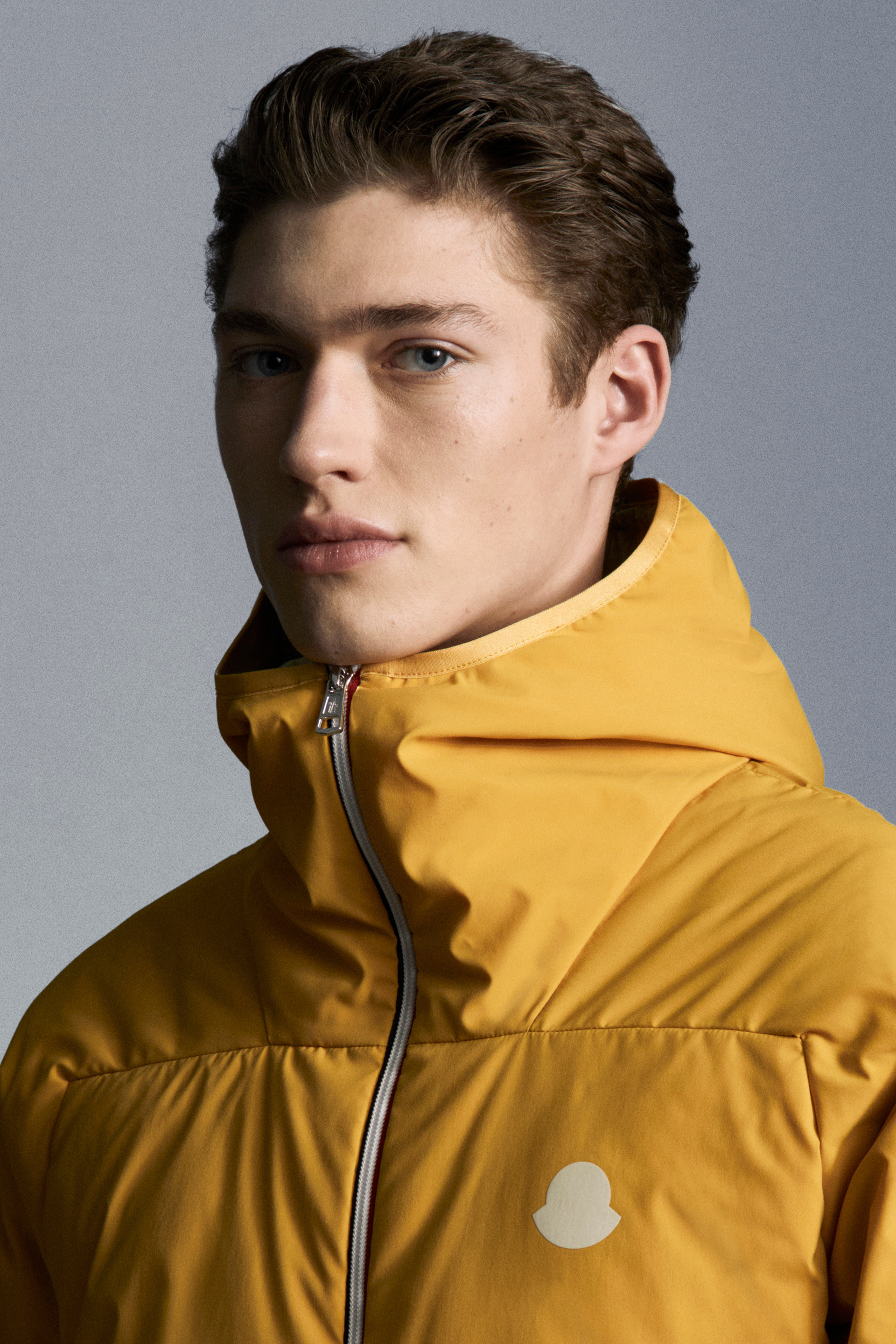 yellow oilskin jacket
