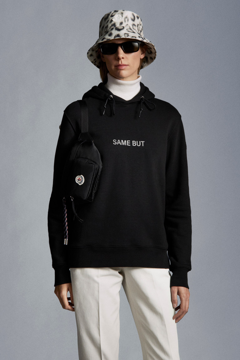 moncler black hoodie