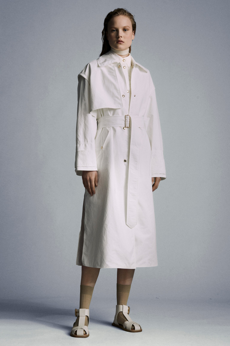 Coral trench coat Clearance