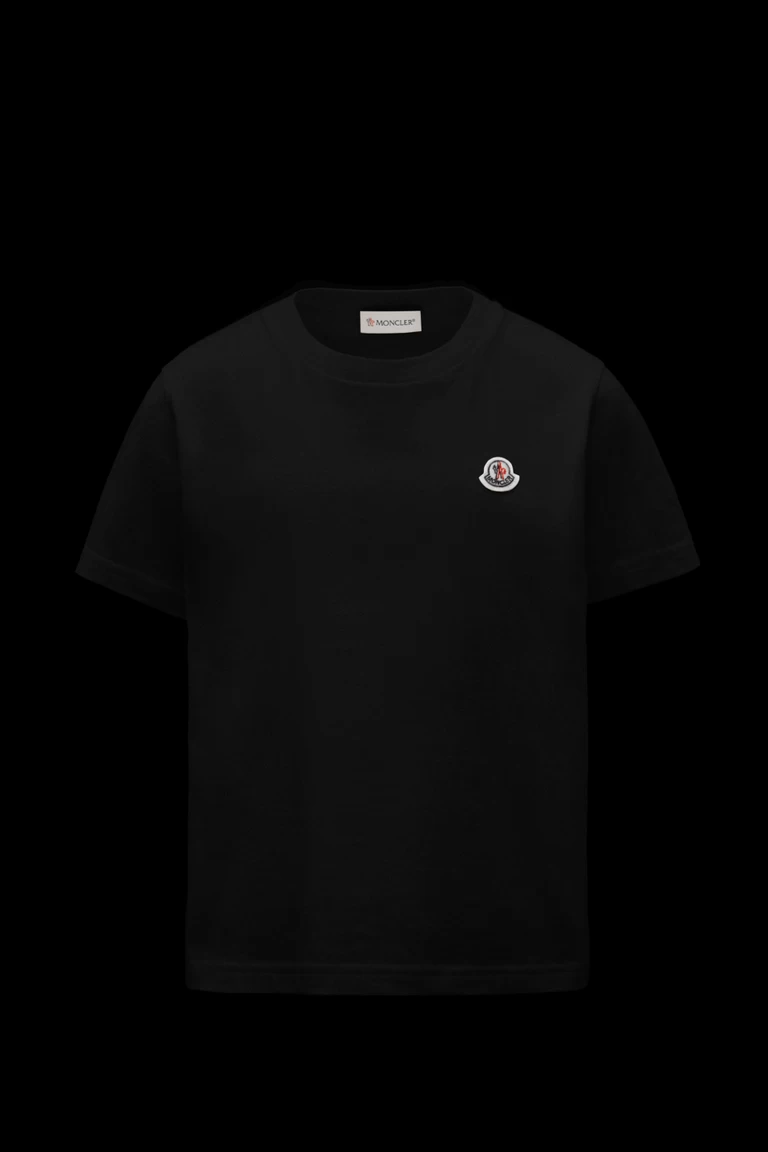 Black T-shirt with logo - T-Shirts for Cut & Sewn | Moncler IT