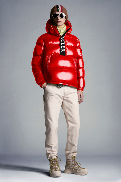 Ruby Red Maury Short Down Jacket - Short Down Jackets for Men | Moncler US