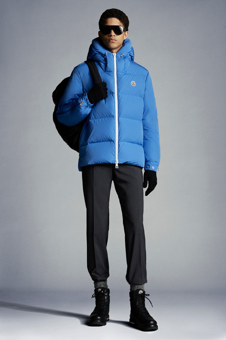 moncler down jacket blue
