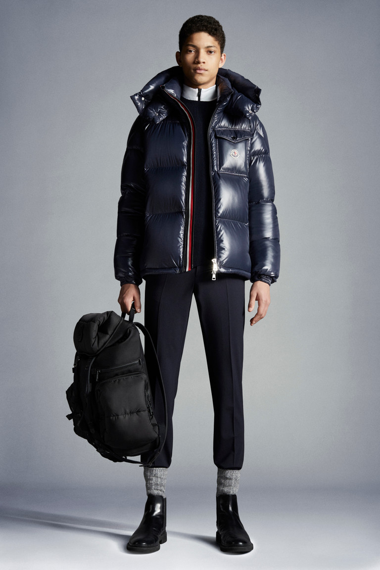 moncler black down montbeliard jacket