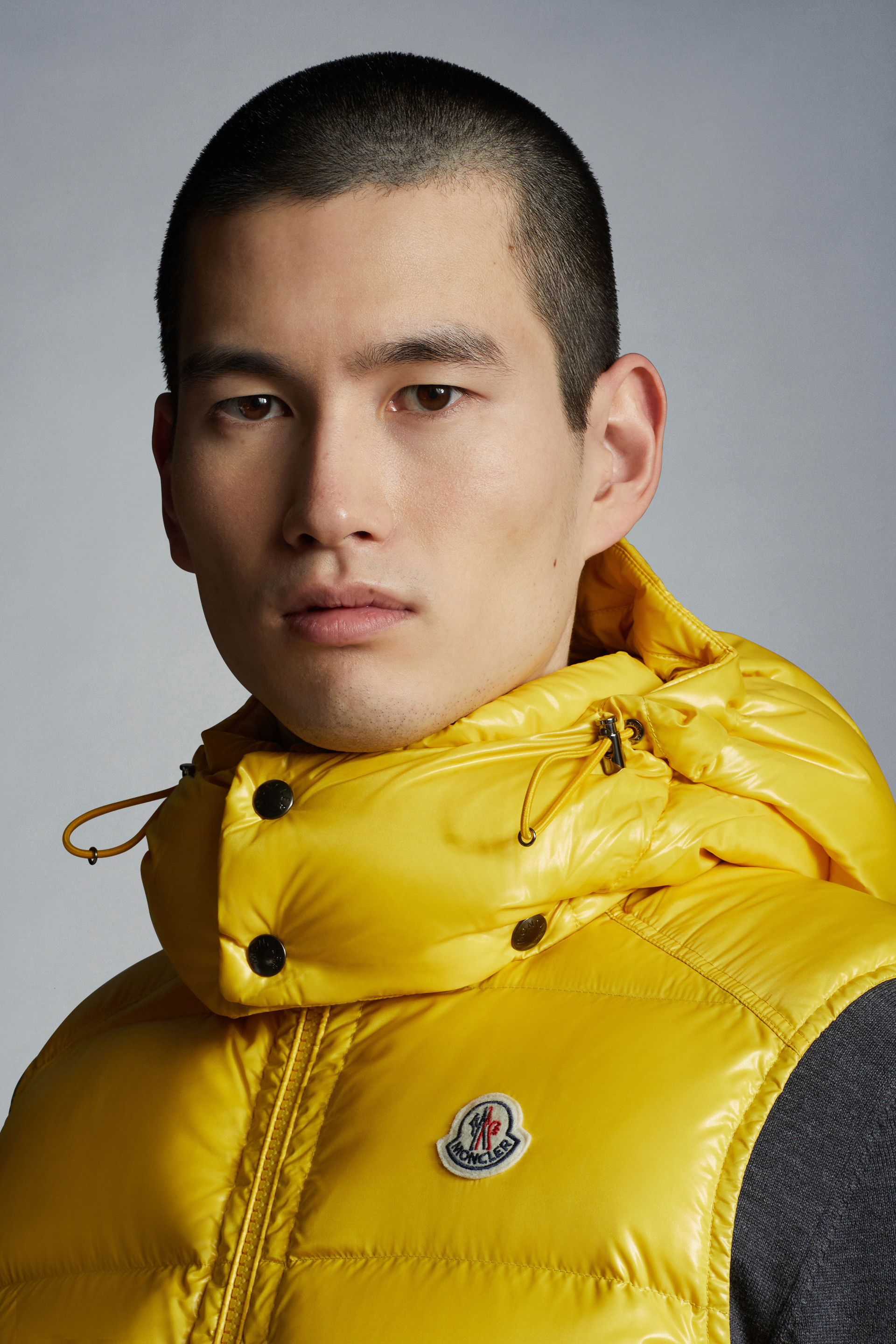 moncler yellow puffer