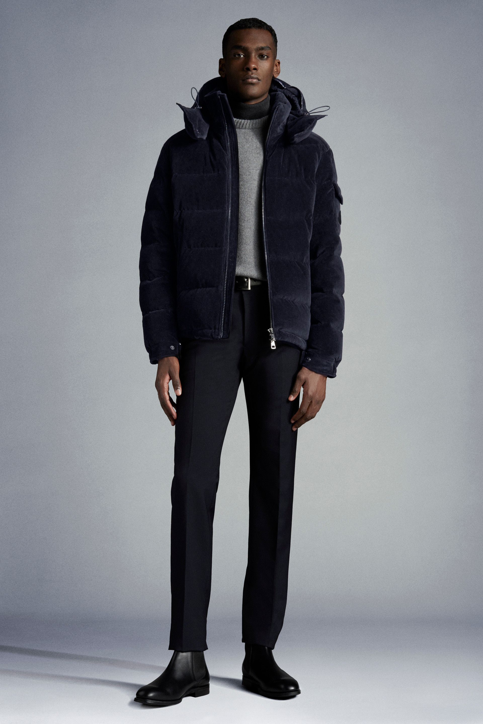 Moncler corduroy puffer online