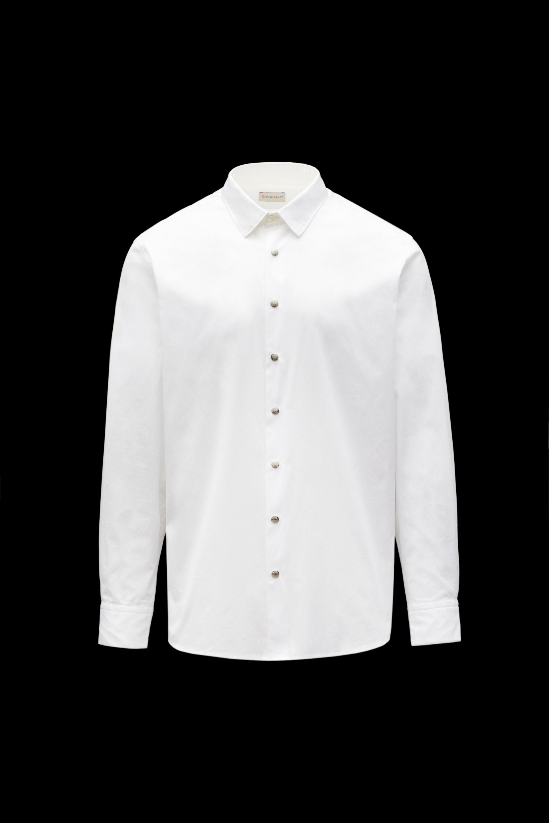 Chemise en popeline Blanc Optique - Polos et t-shirts Homme | Moncler CH