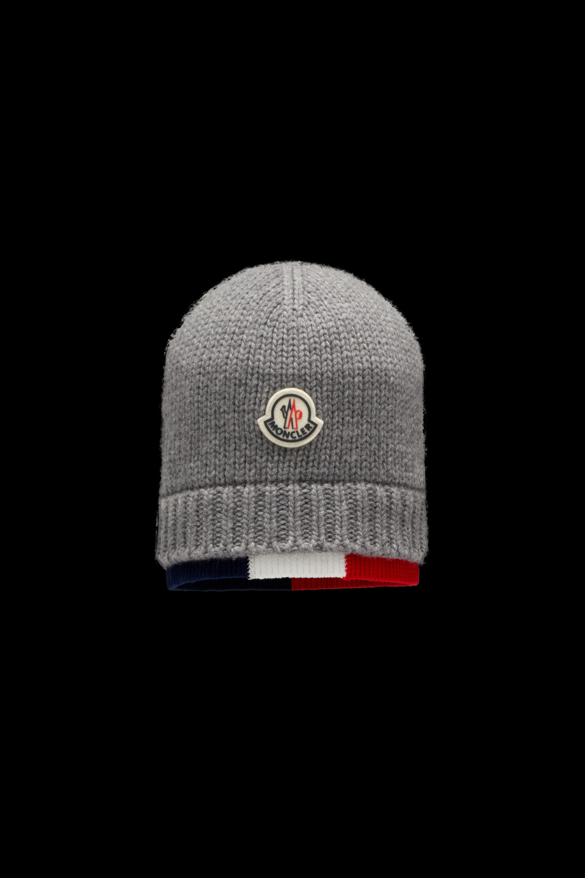 grey moncler hat