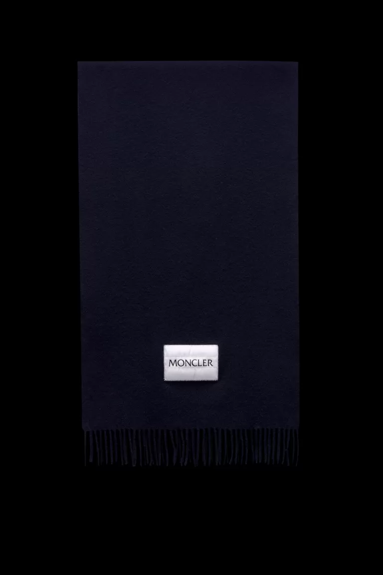 Écharpe en laine avec logo
