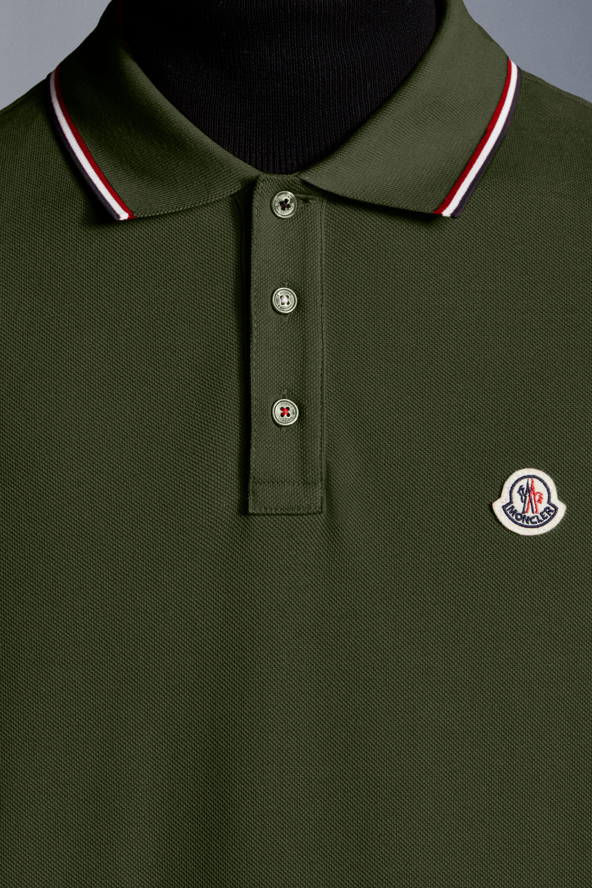green moncler polo