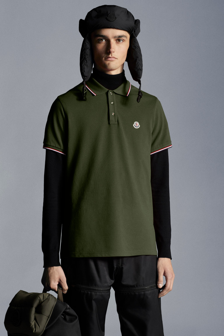 moncler polo green