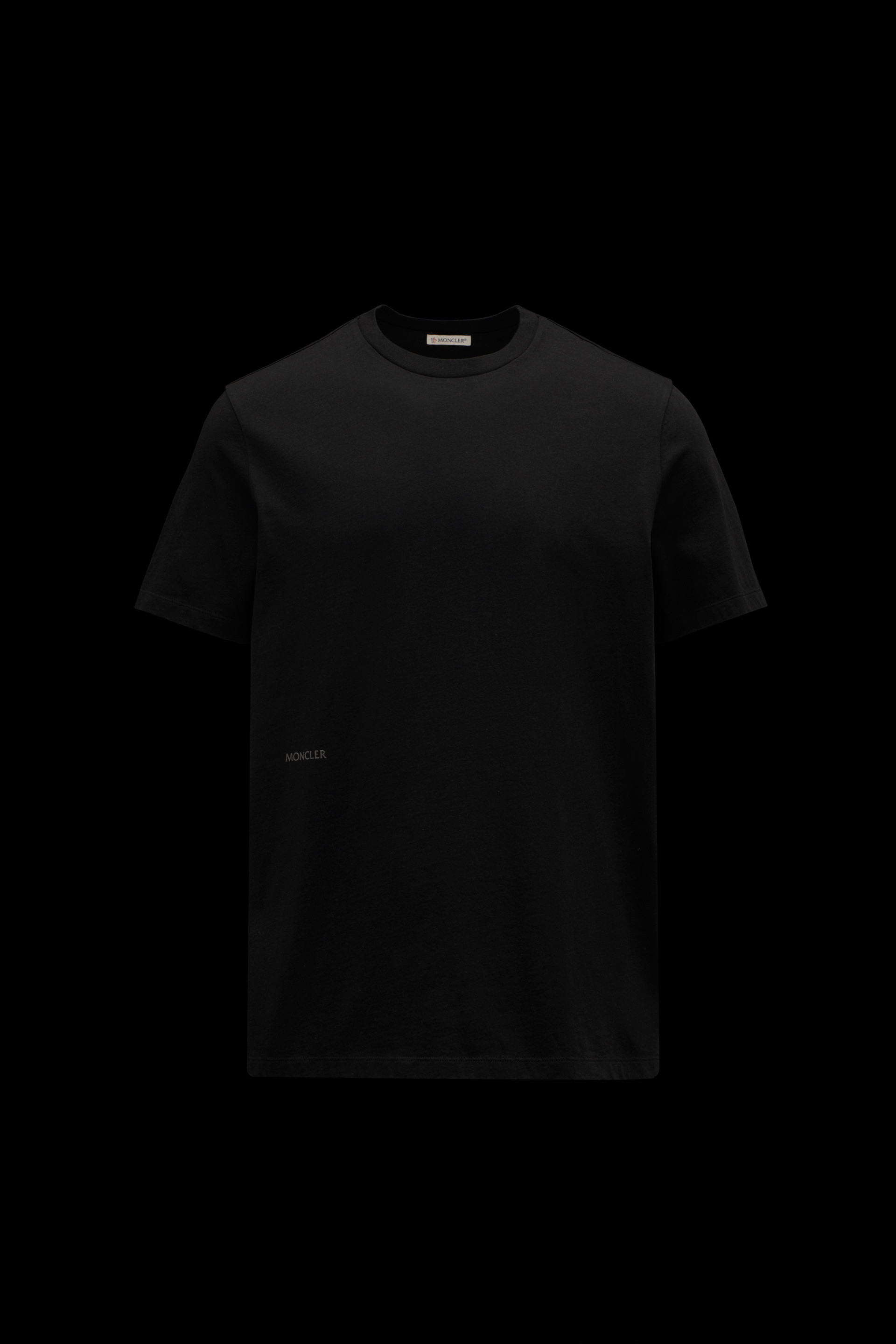 ブラック バックプリントTシャツ : Tシャツ＆ポロシャツ 向けの メンズ 