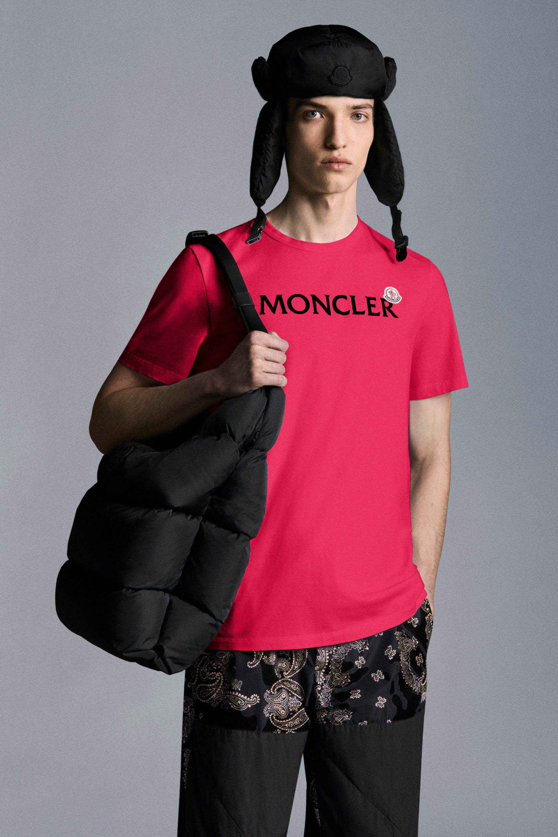 moncler t shirt pink