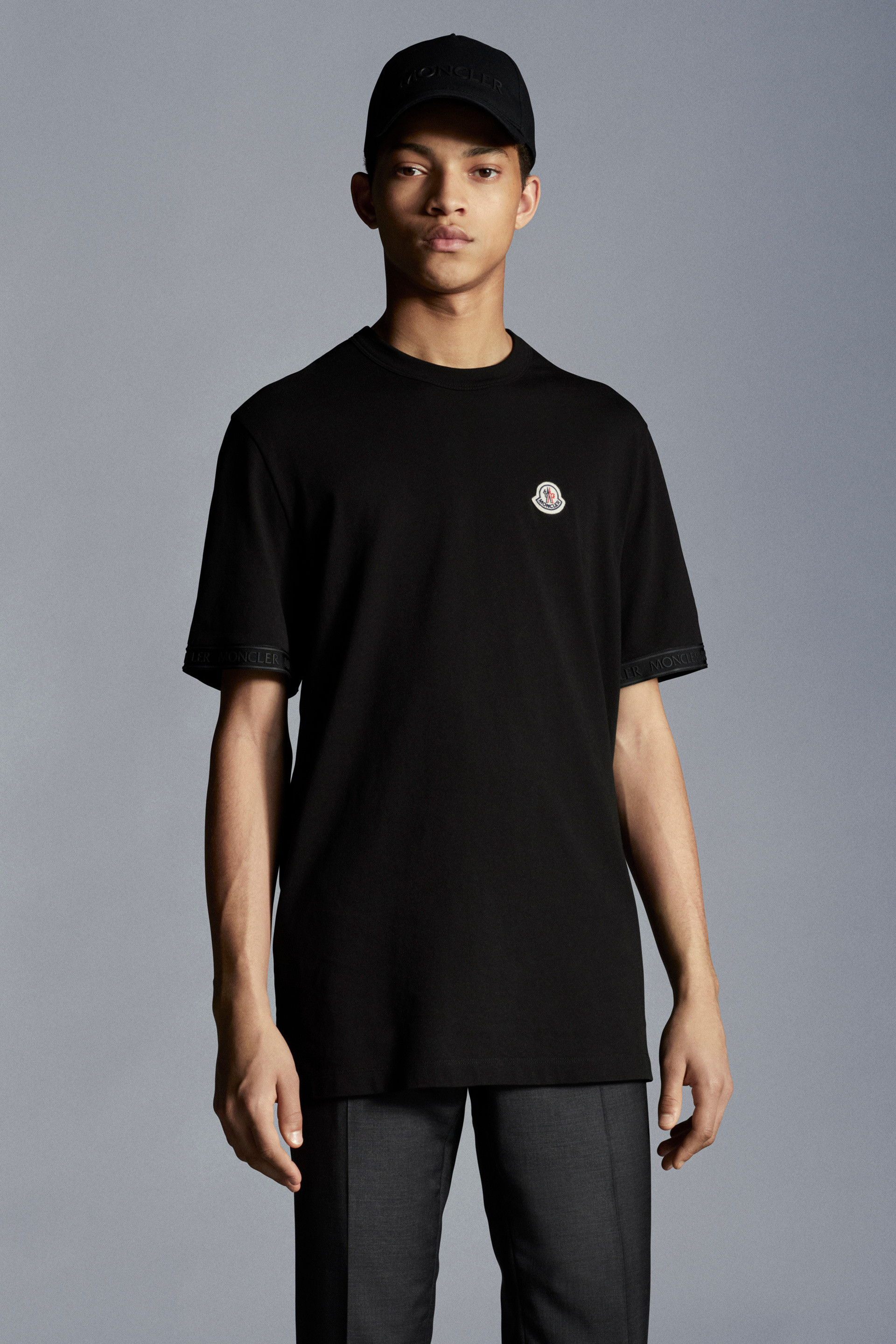 moncler black tee
