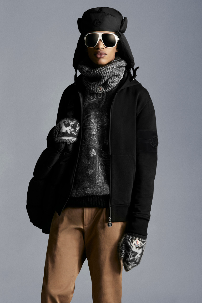 moncler zip up hoodie