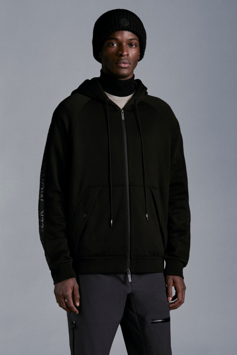 moncler tape zip sweatshirt