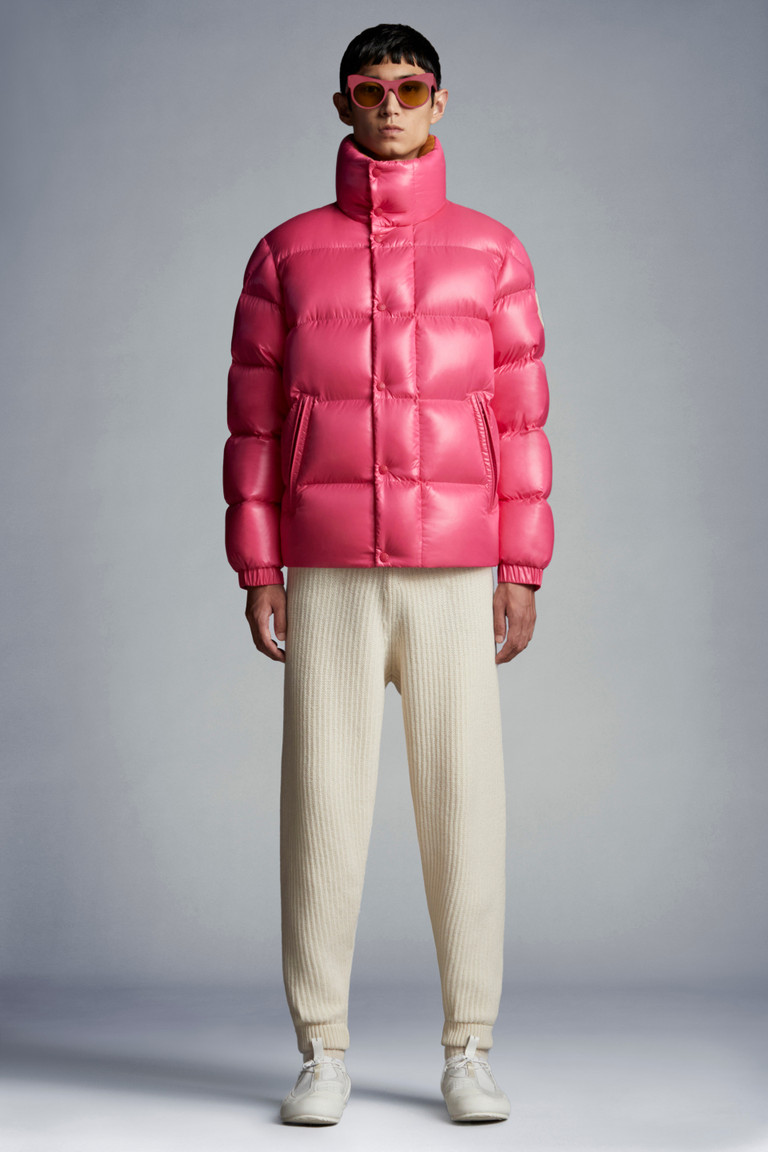 doudoune courte rouge