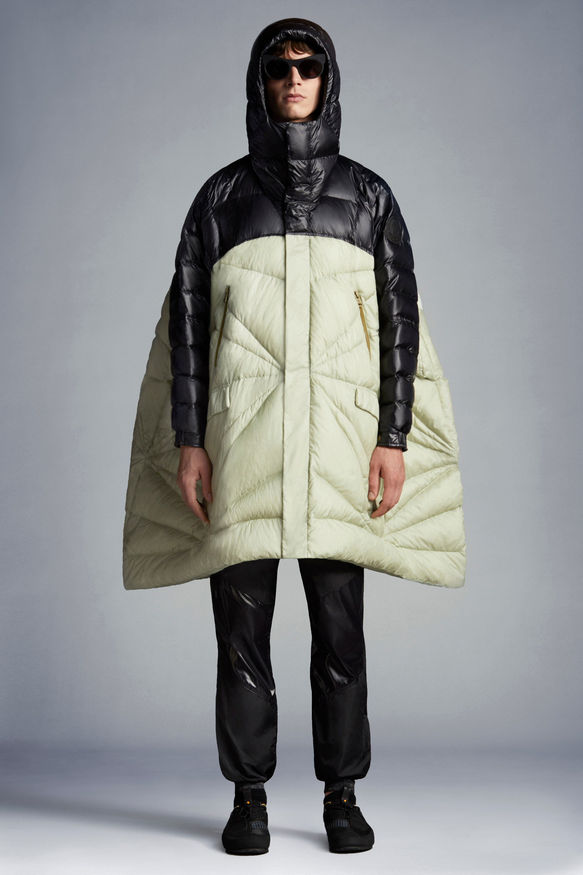 moncler long down jacket
