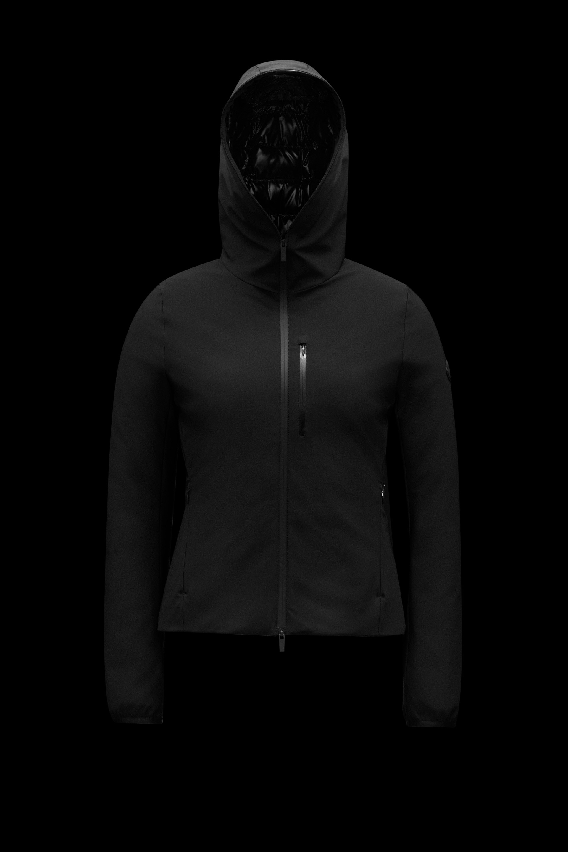 white moncler jacket