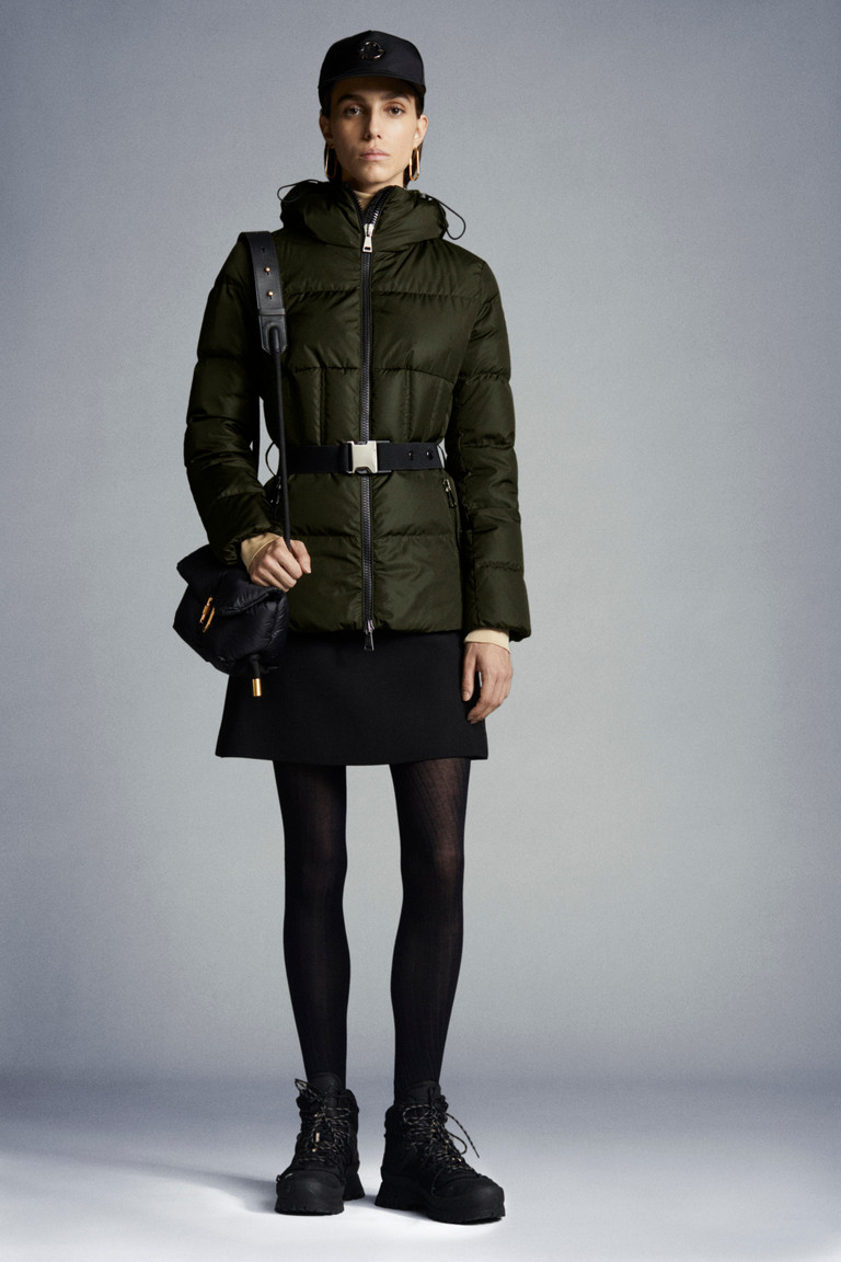 moncler coat with straps