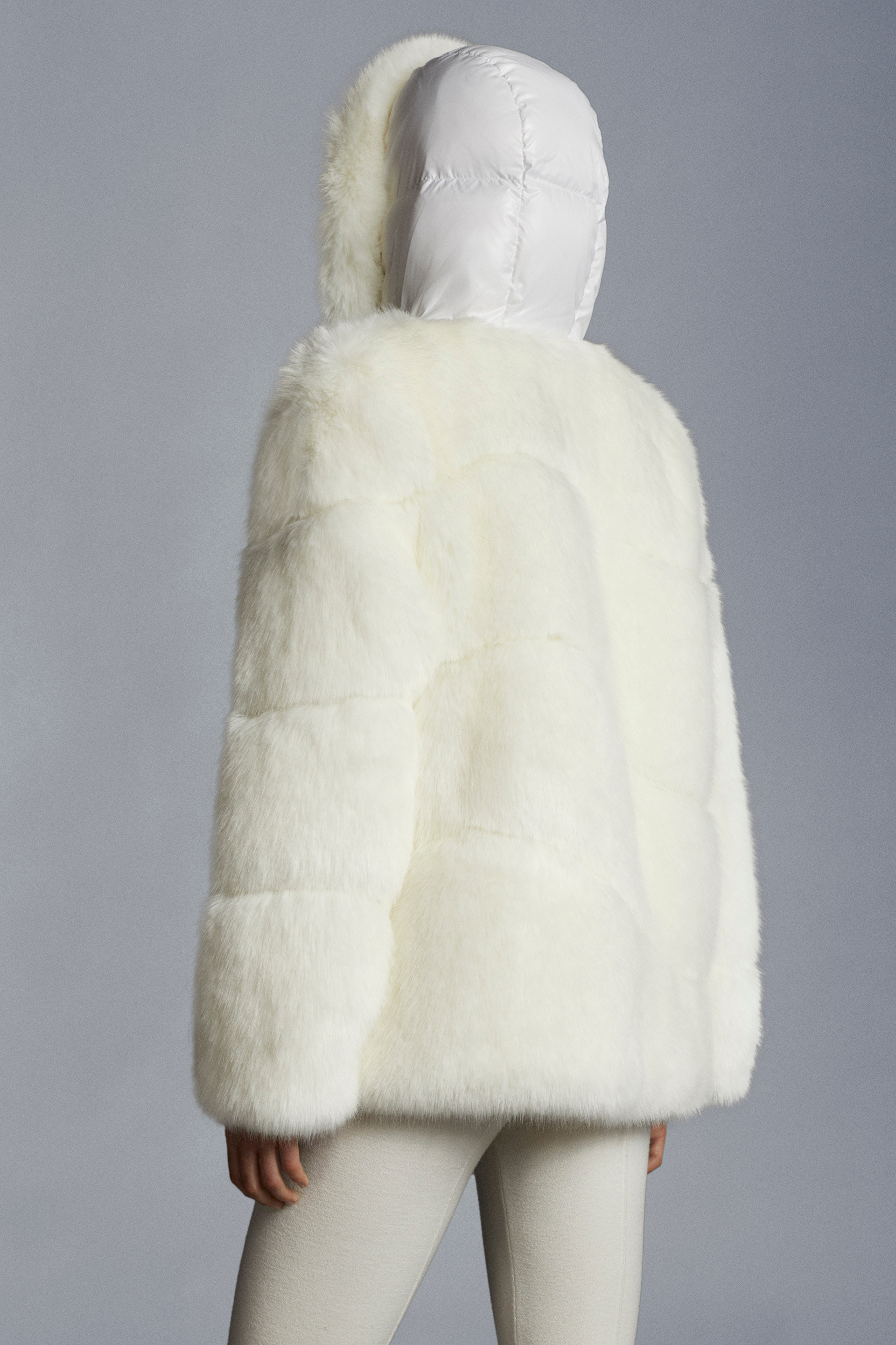 moncler fluffy coat