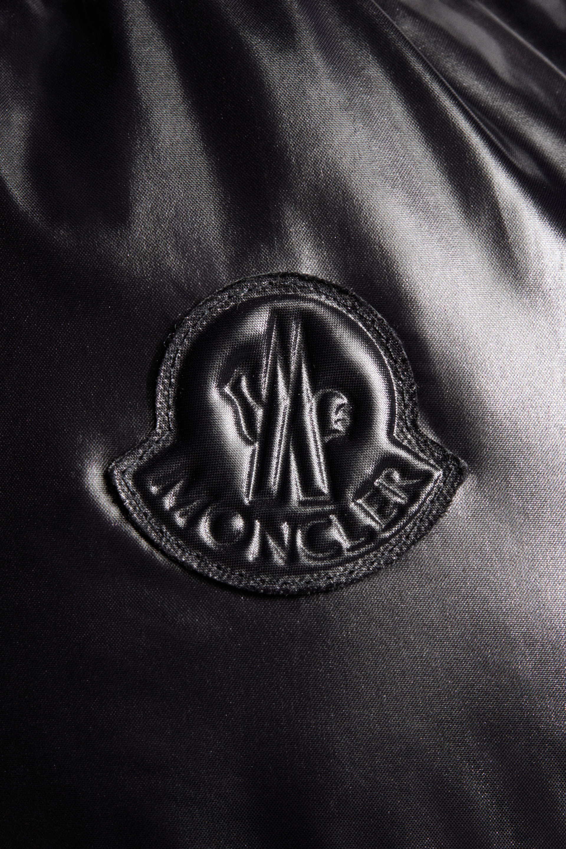 moncler coat with big badge