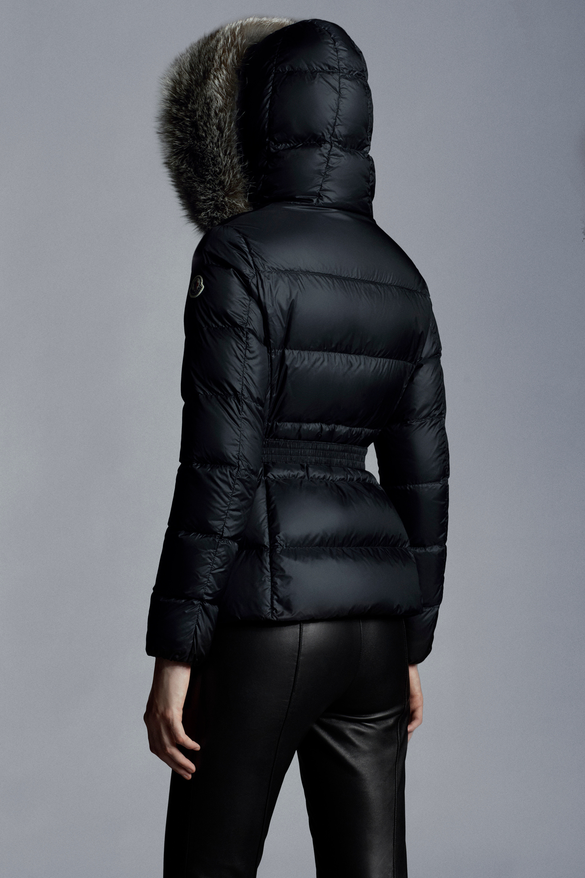 black puffer coat oversized