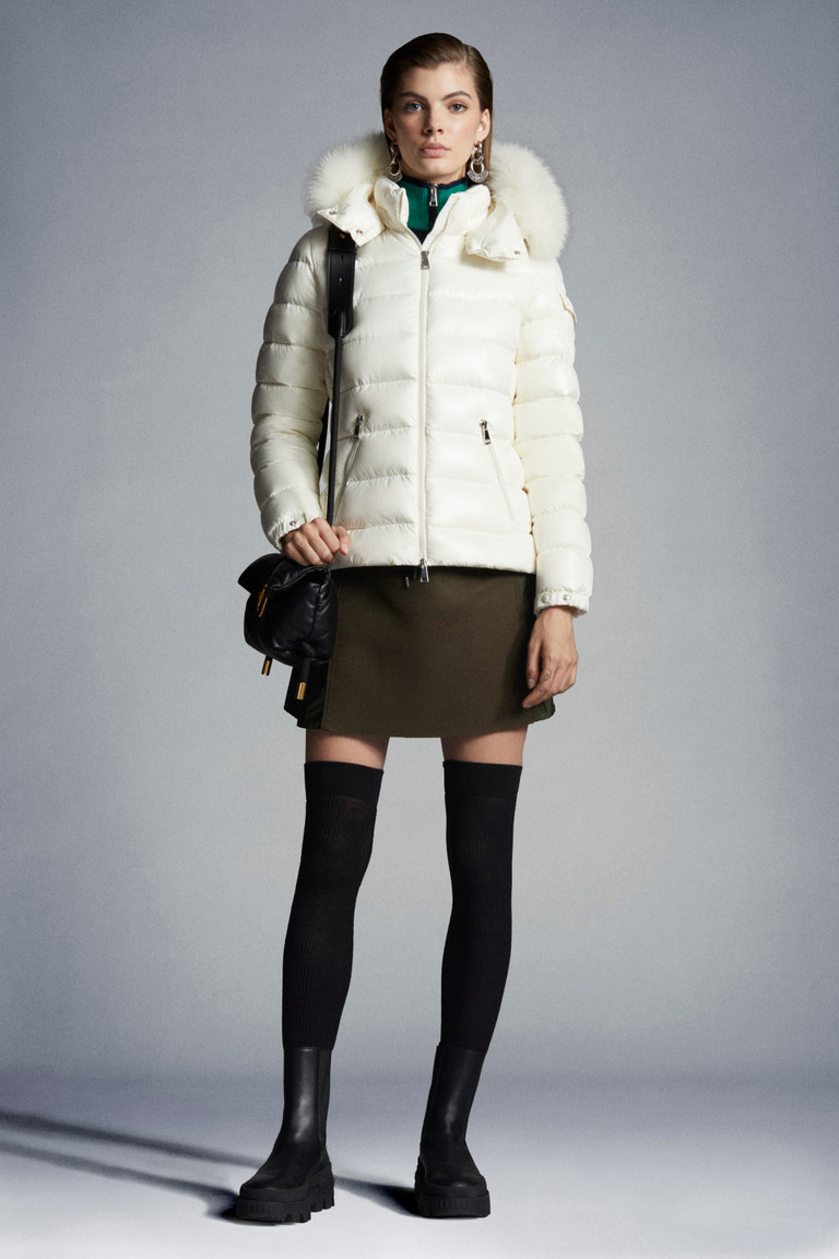 moncler badyfur white