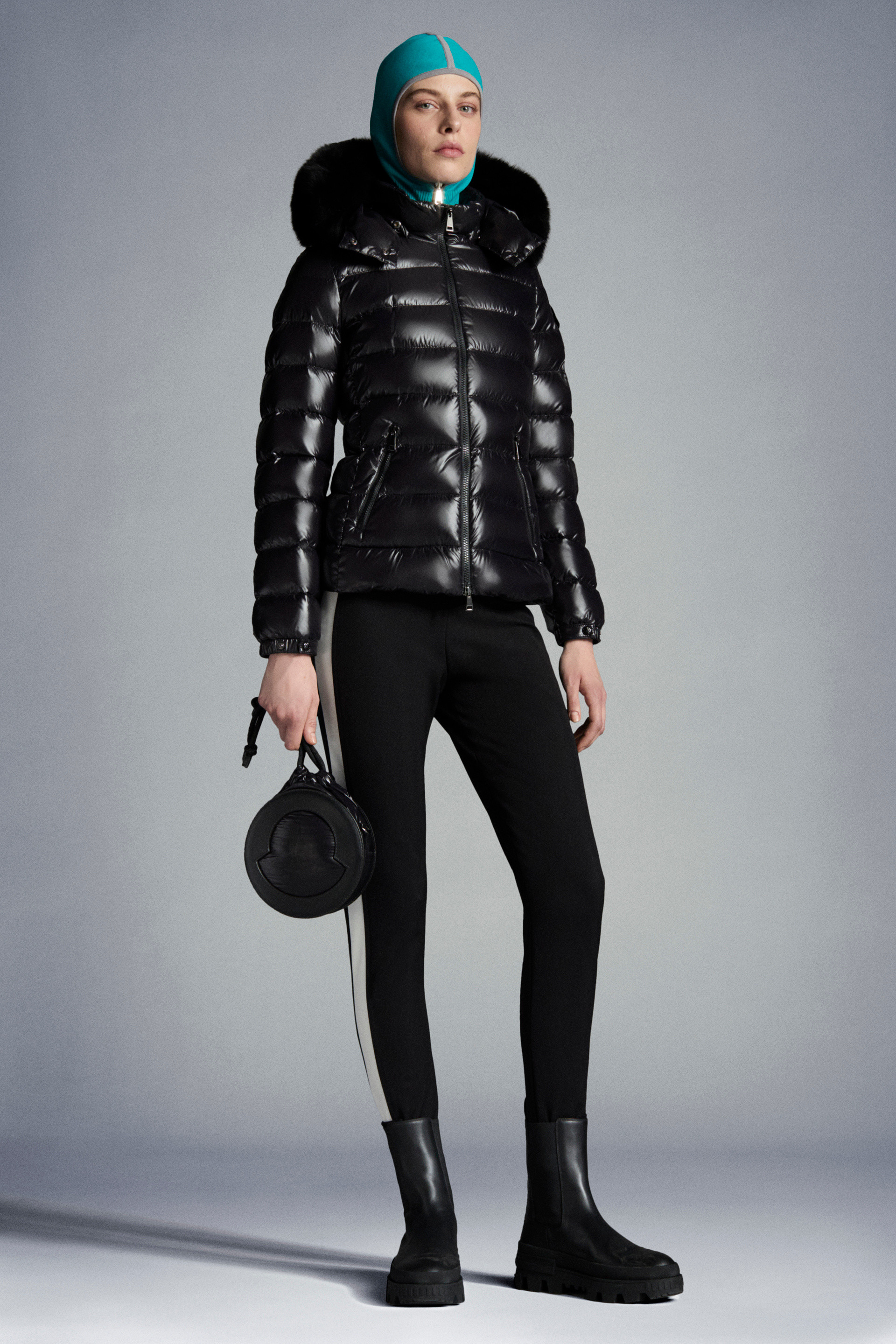 Black Badyfur Short Down Jacket - Short 