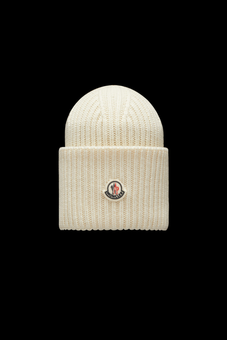 Berretto in cachemire Bianco Seta - Cappelli \u0026 Berretti Donna | Moncler IT