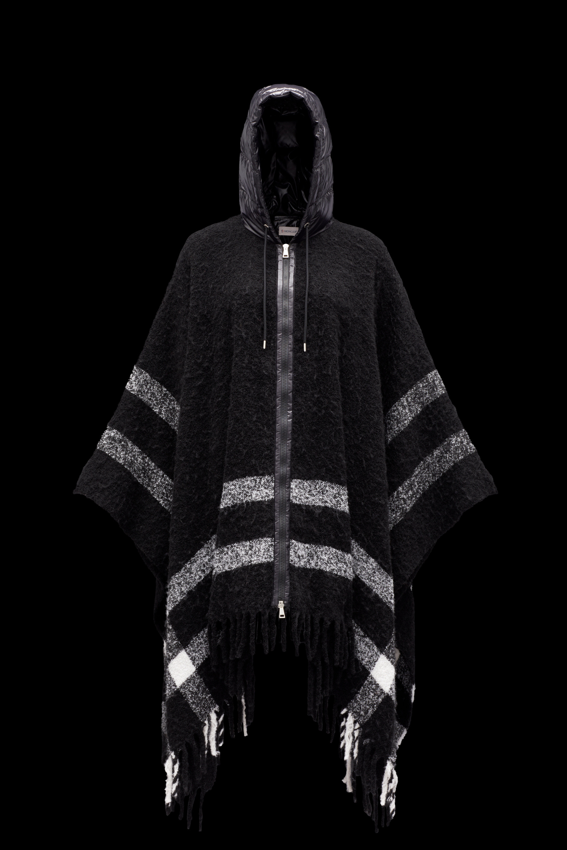 moncler poncho cape