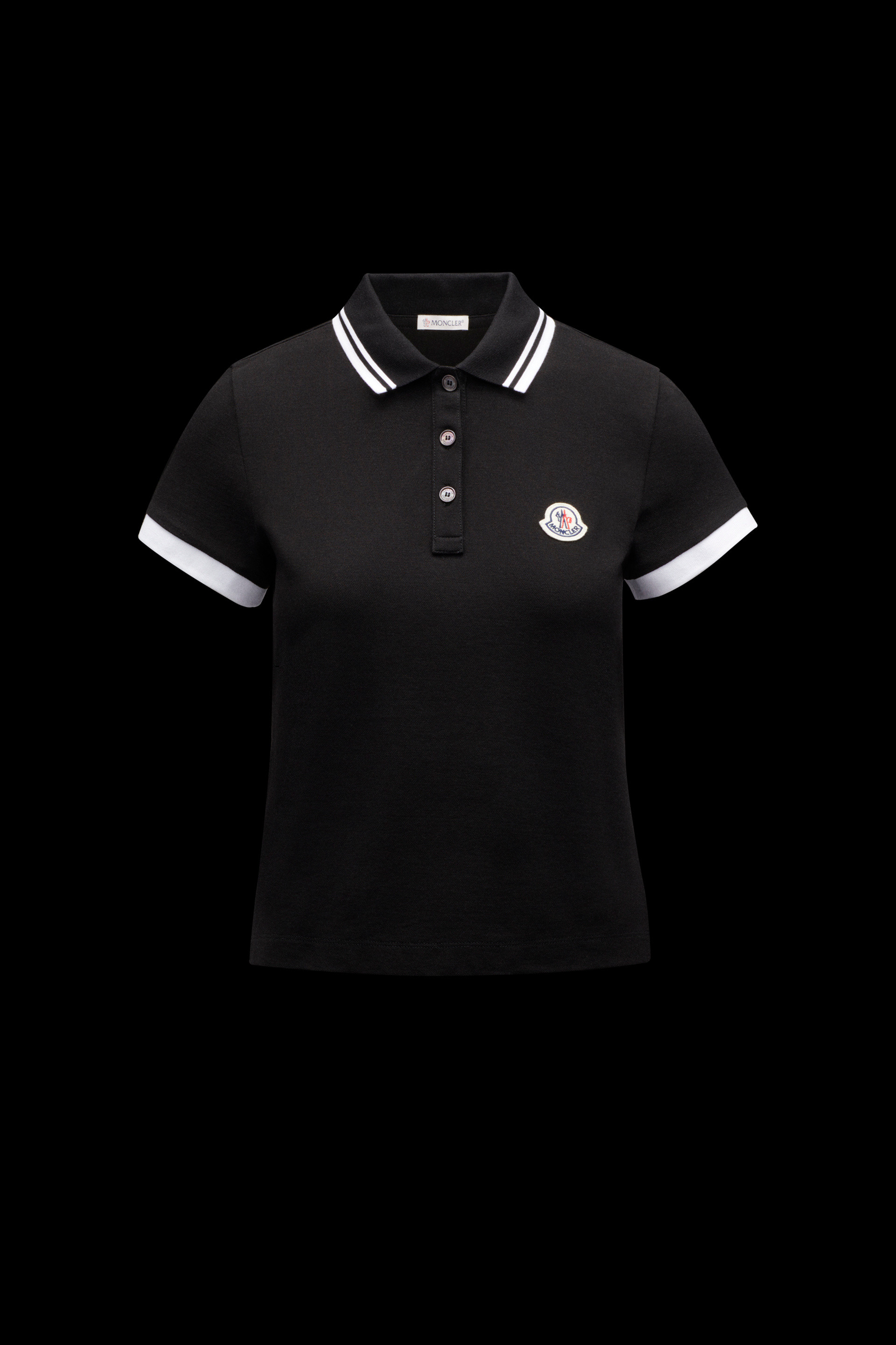 moncler black polo