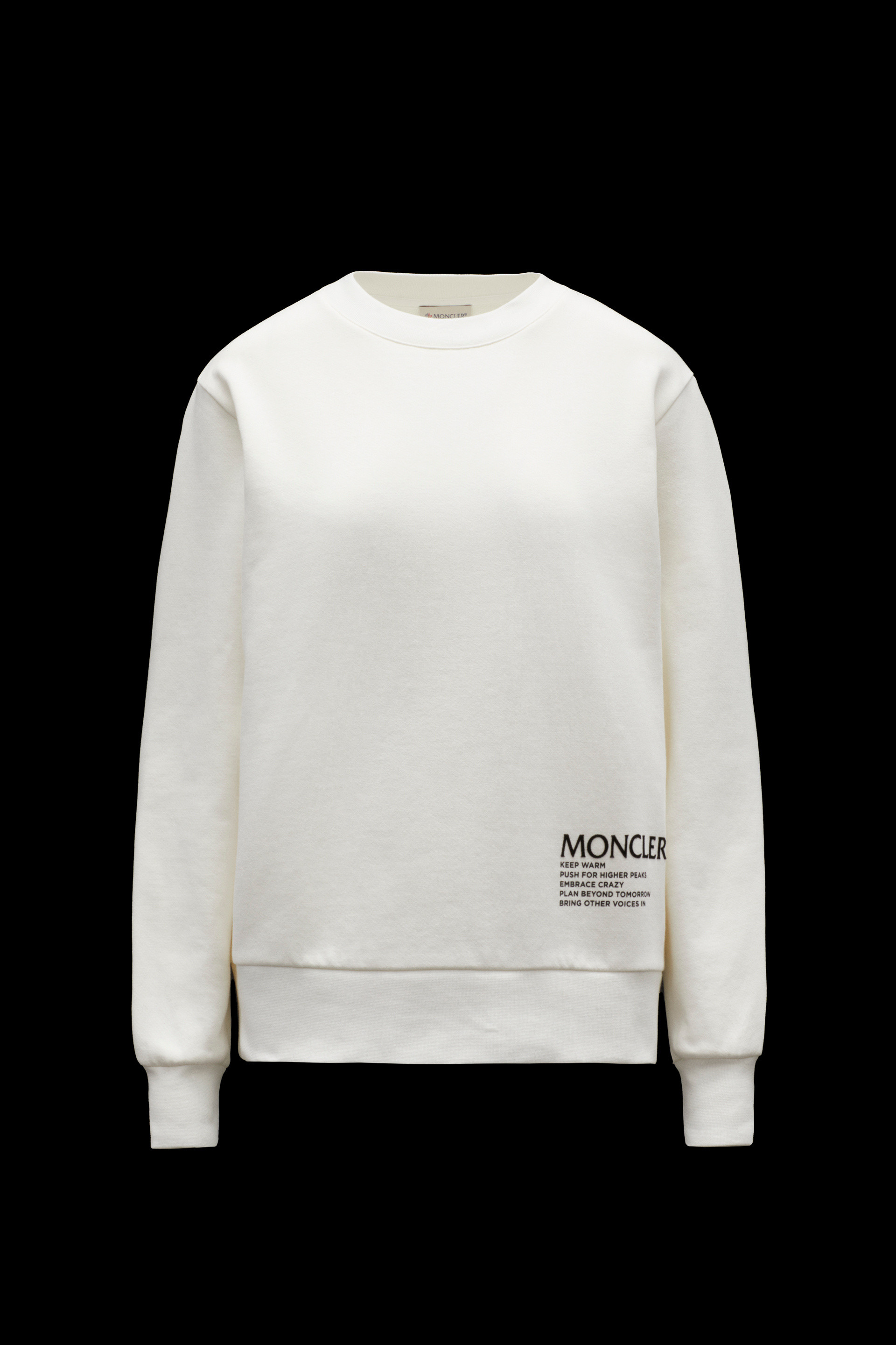 moncler sweater white