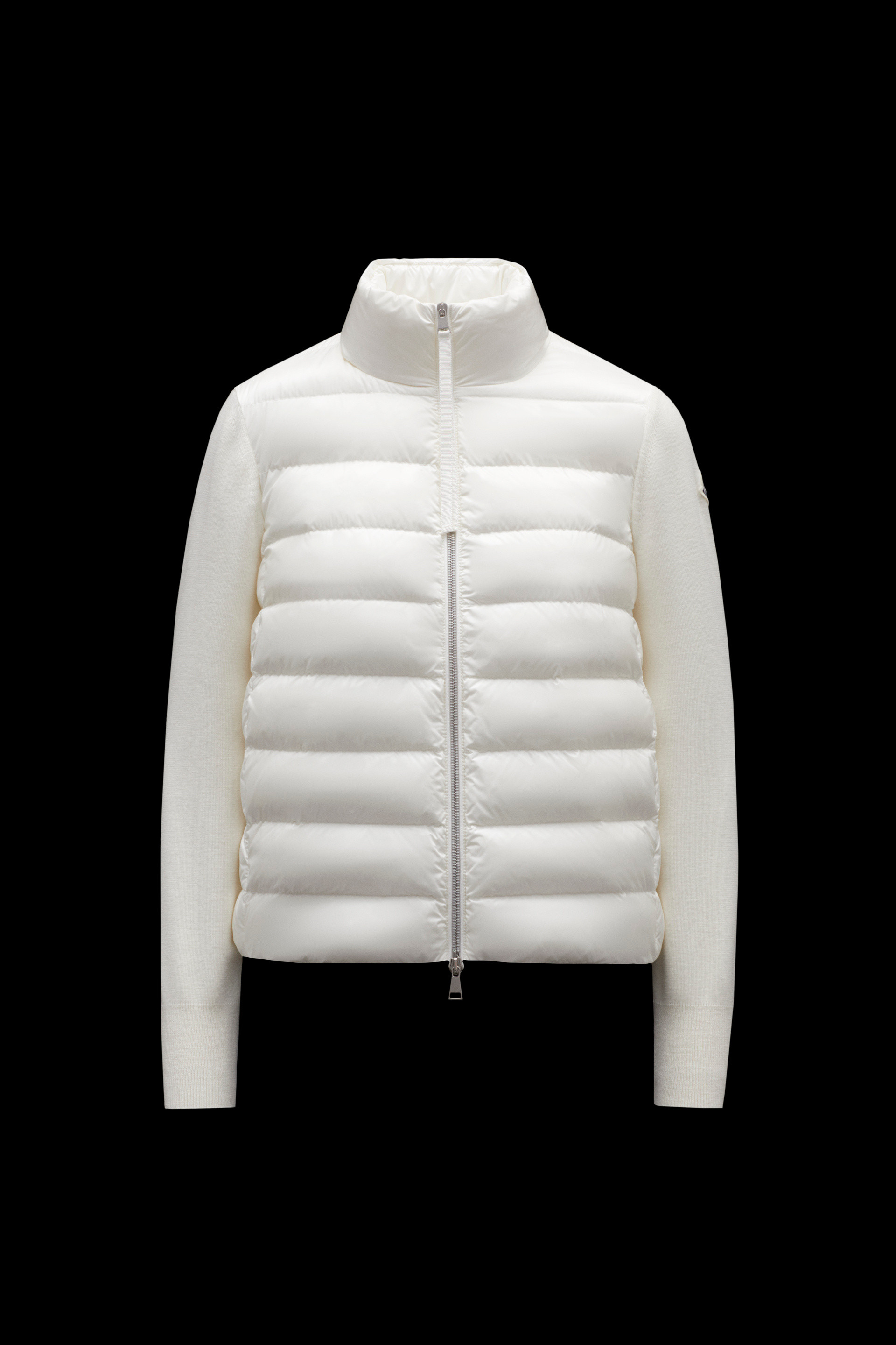 moncler maglia cardigan white