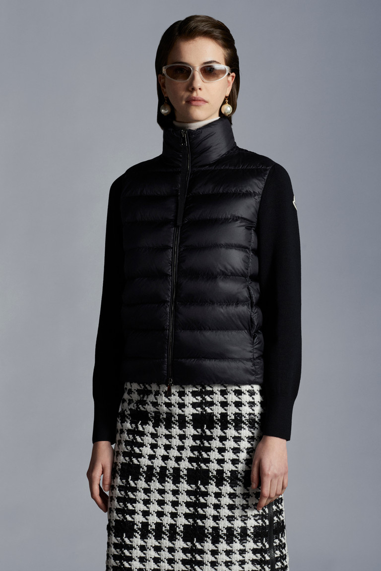 moncler jacket with wool sleeves