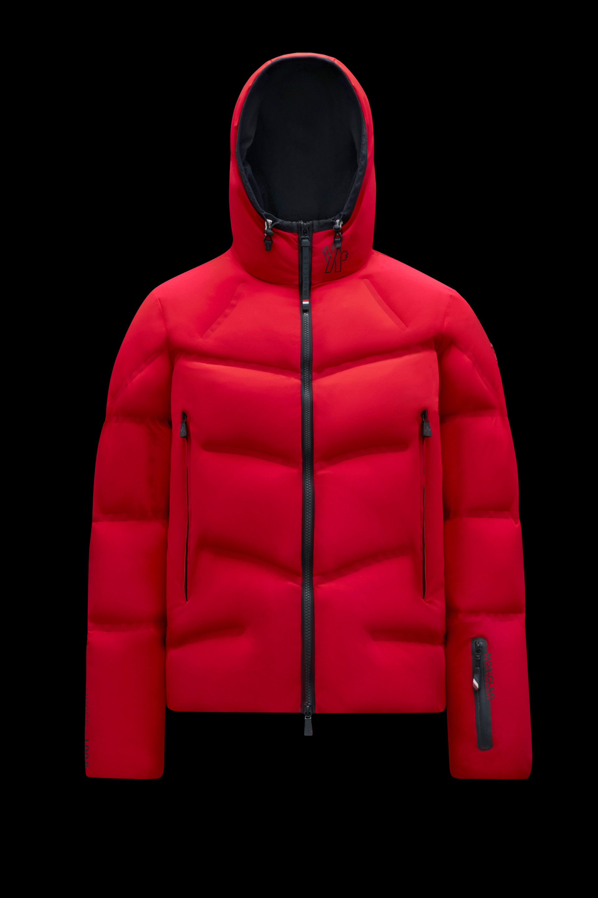 red moncler womens coat