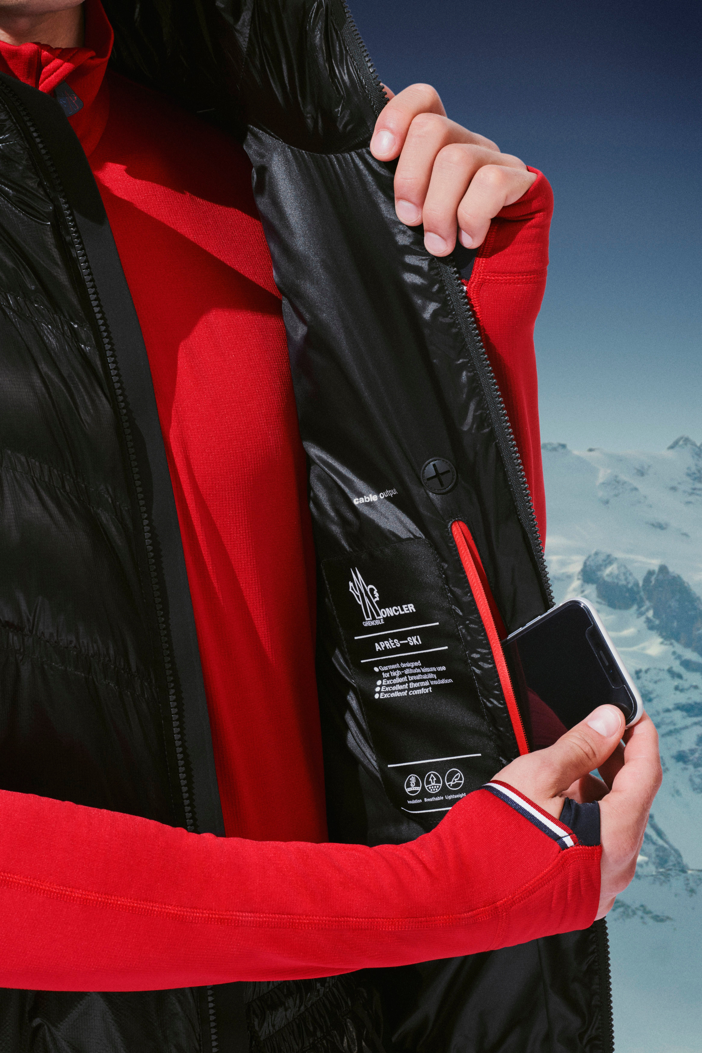 moncler snowboard jacket