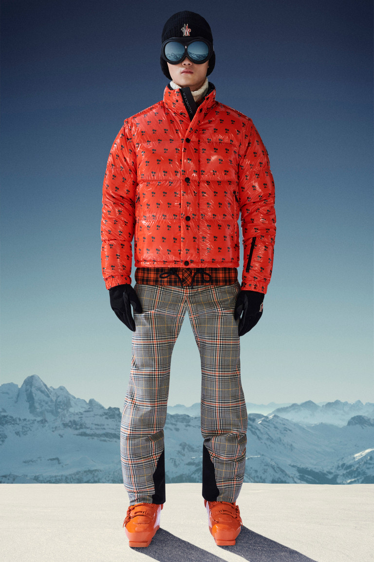 몽클레어 그레노블 21/22 FW 베르넥스 남성 스키복 숏패딩 Moncler Bernex Short Down Jacket,Bright Orange
