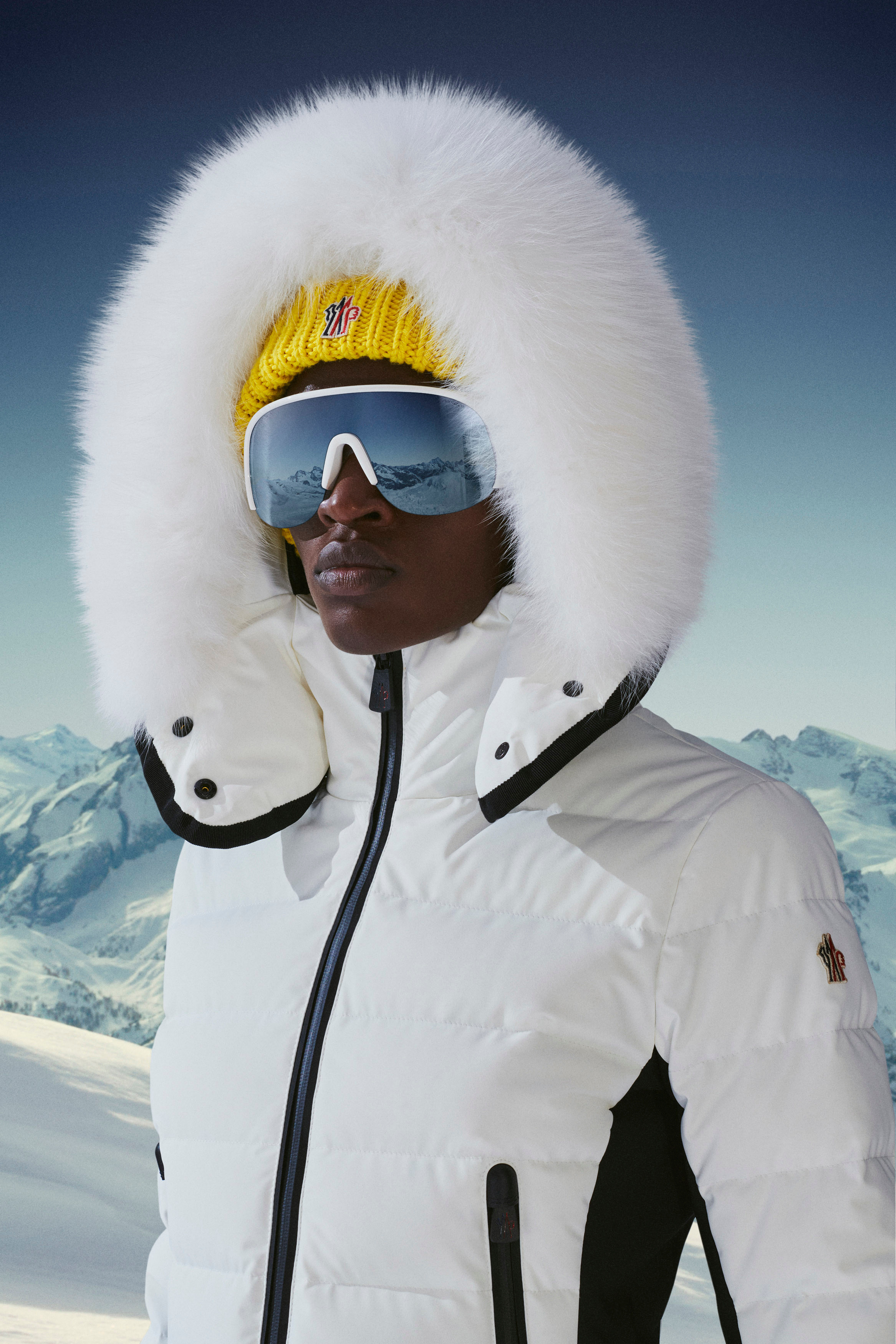 moncler pink ski jacket