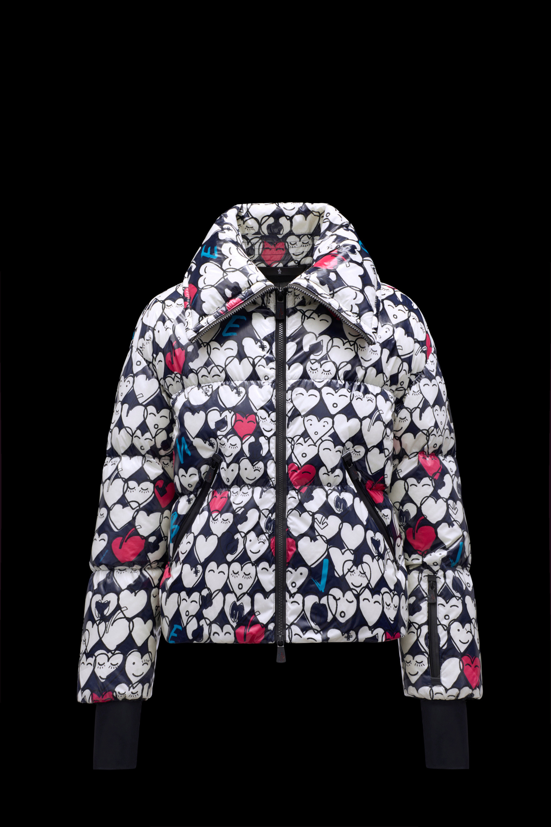 moncler print coat