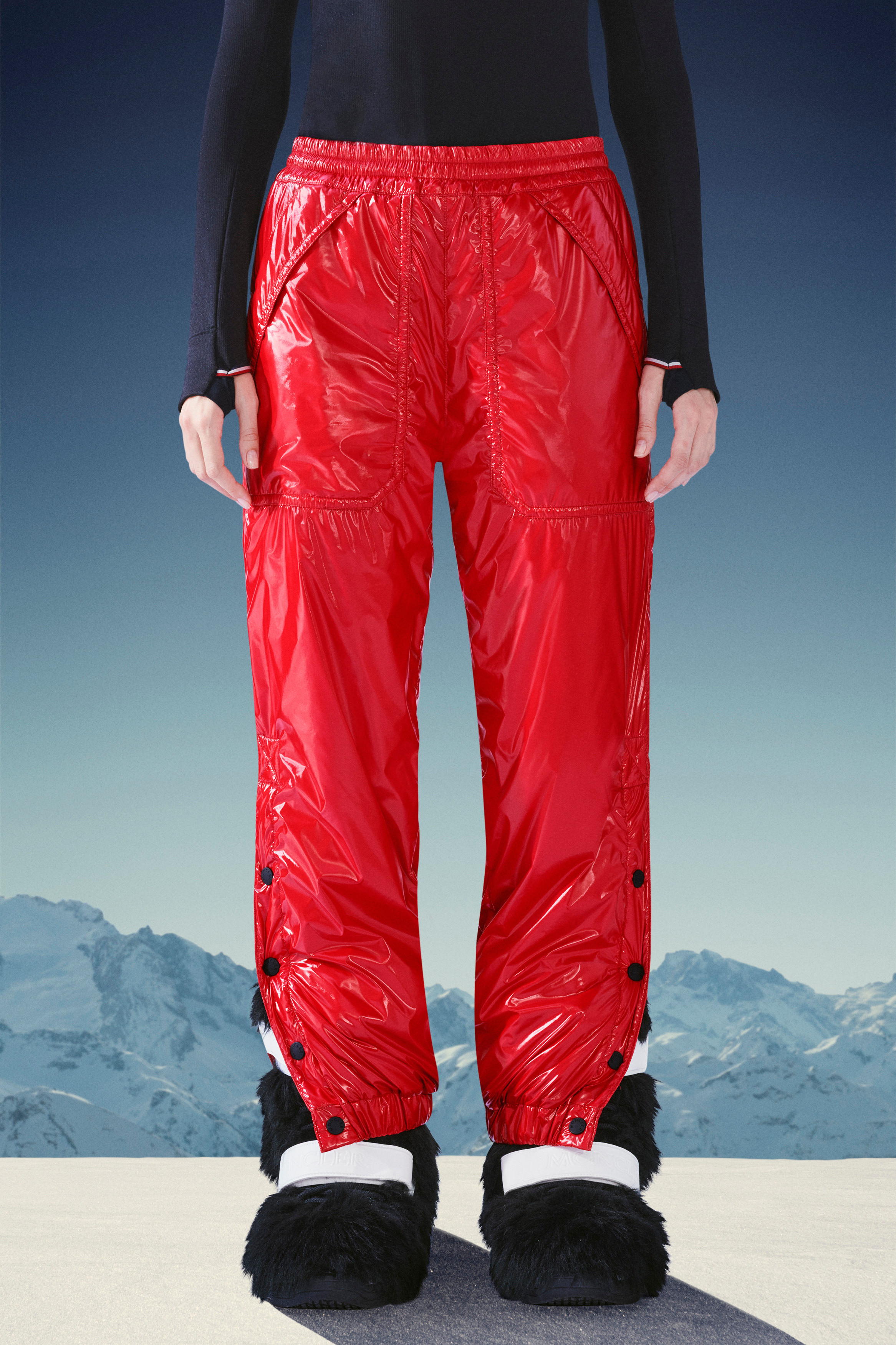 moncler red pants