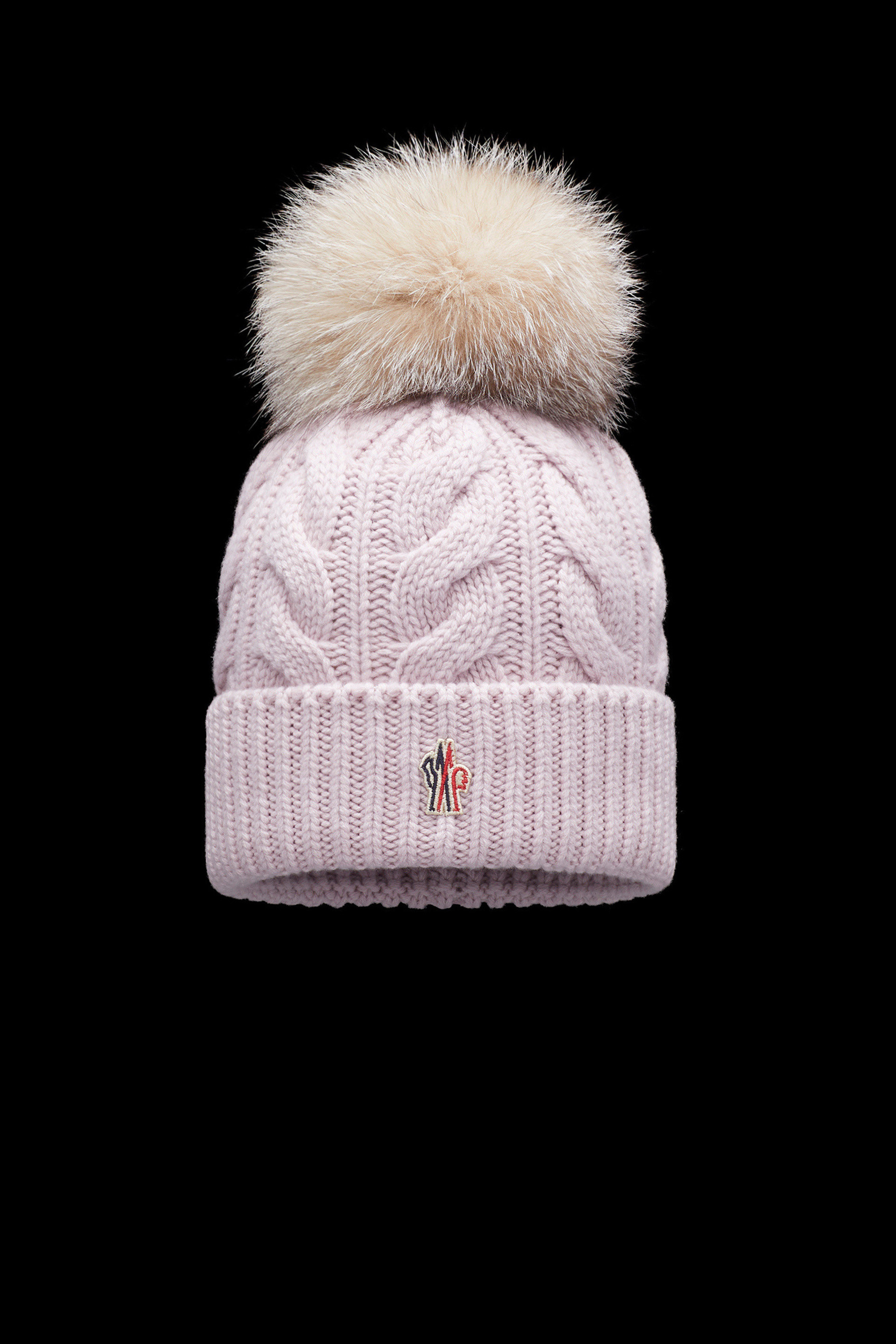 Blush Beanie With Pom Pom - Hats 