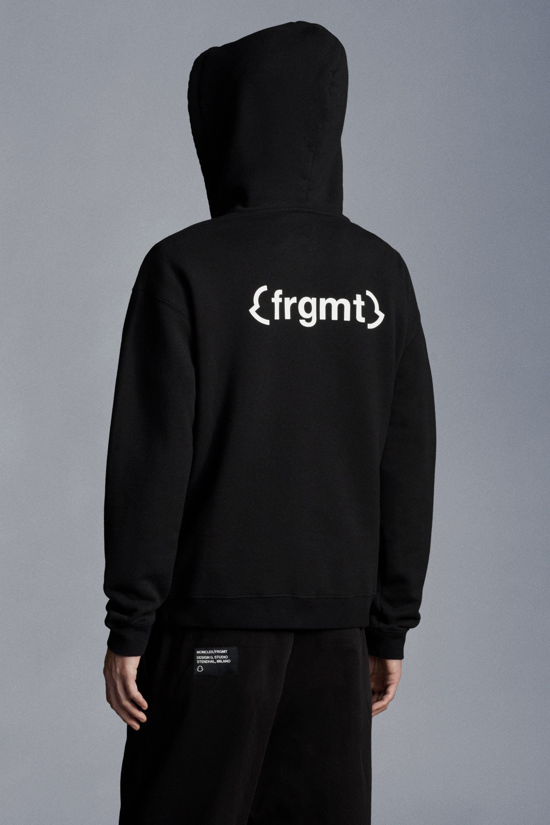 moncler black hoodie