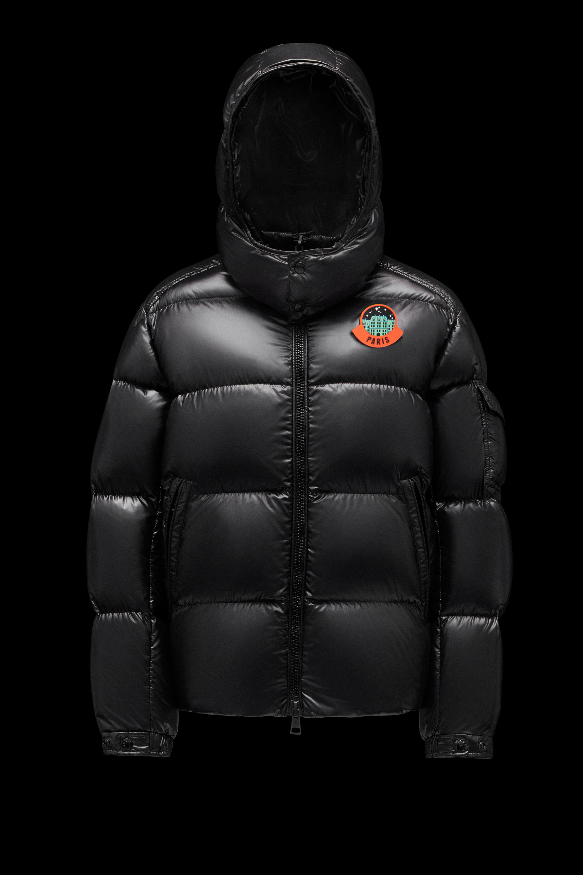 dark green moncler jacket