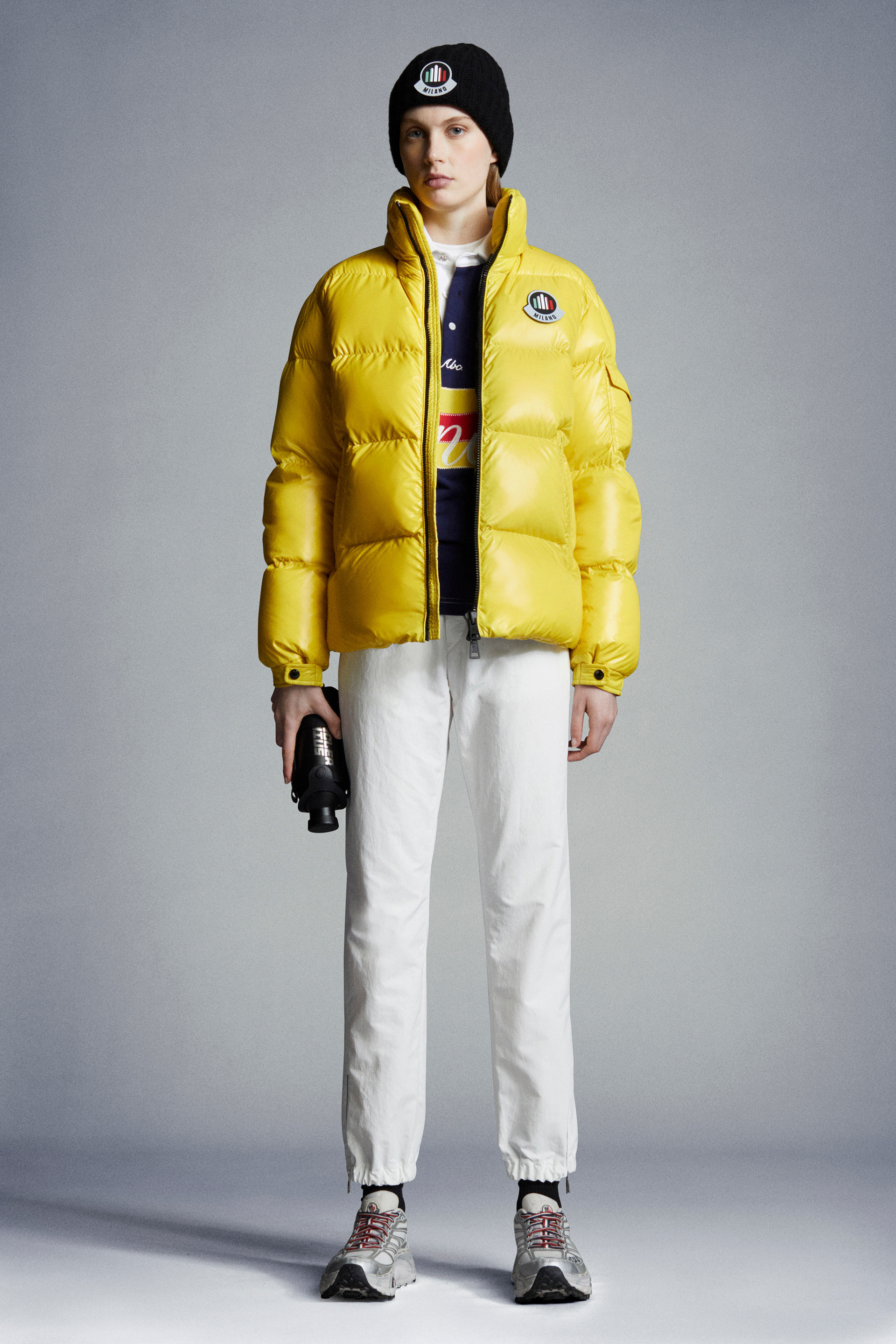 moncler yellow puffer