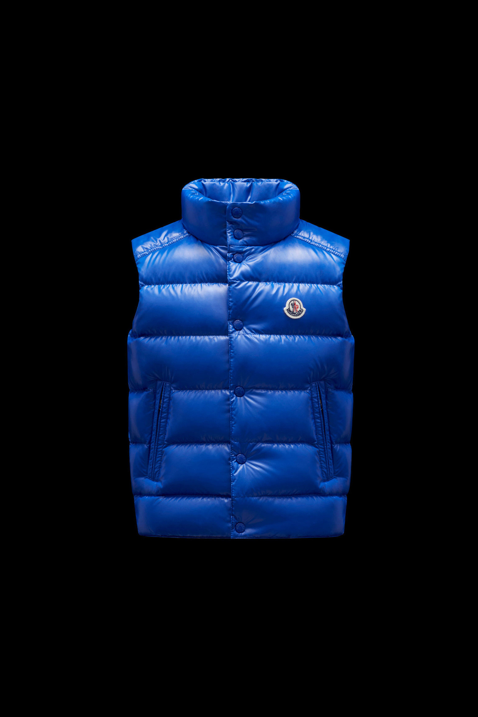 Royal Blue Tib Gilet - Down Jackets & Vests for Children | Moncler IE