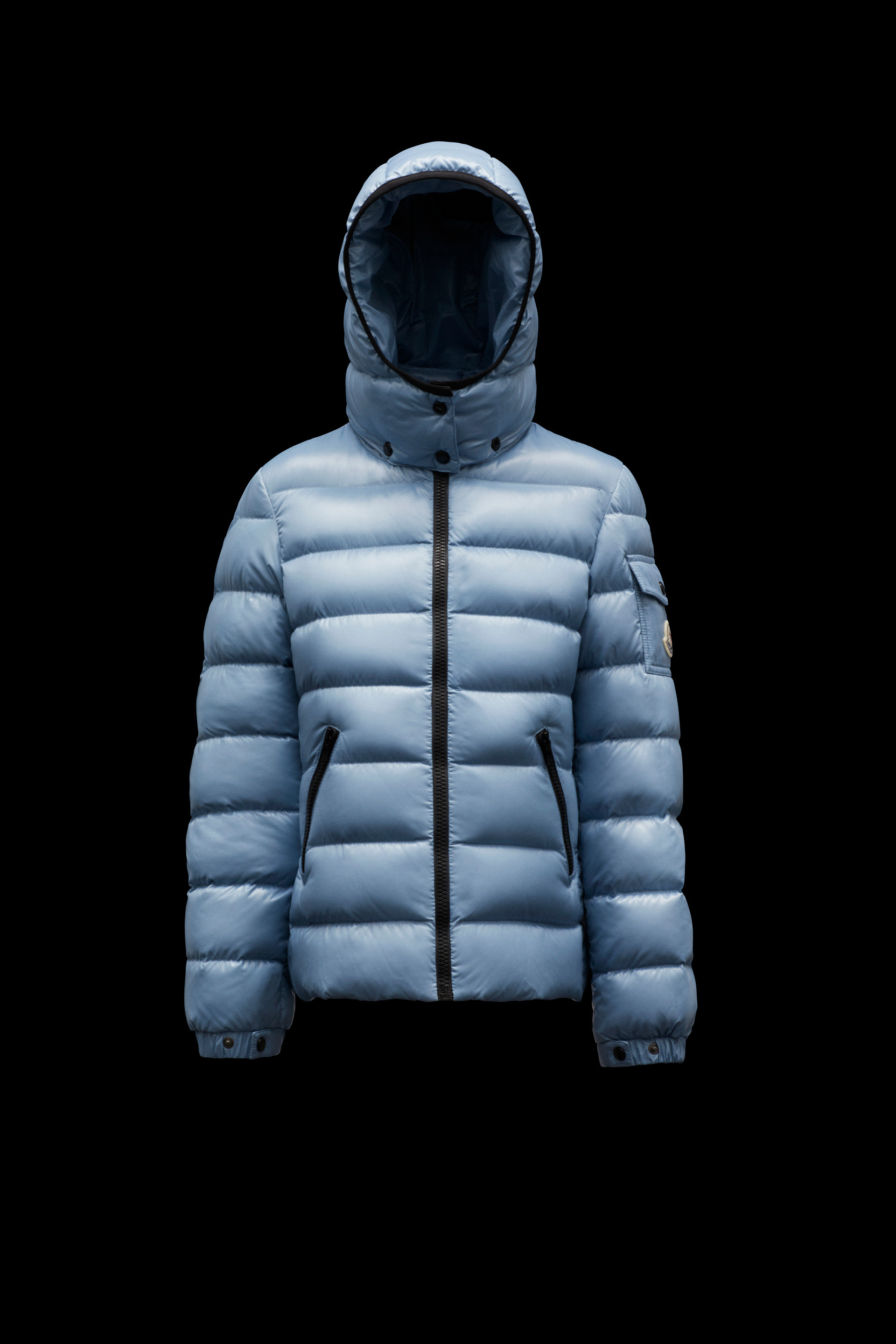 moncler black down bady jacket