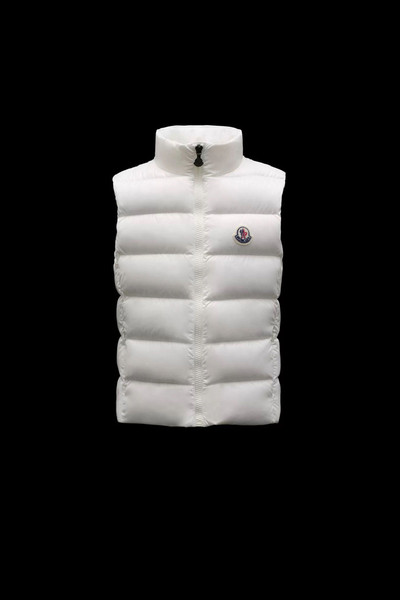 white moncler gilet