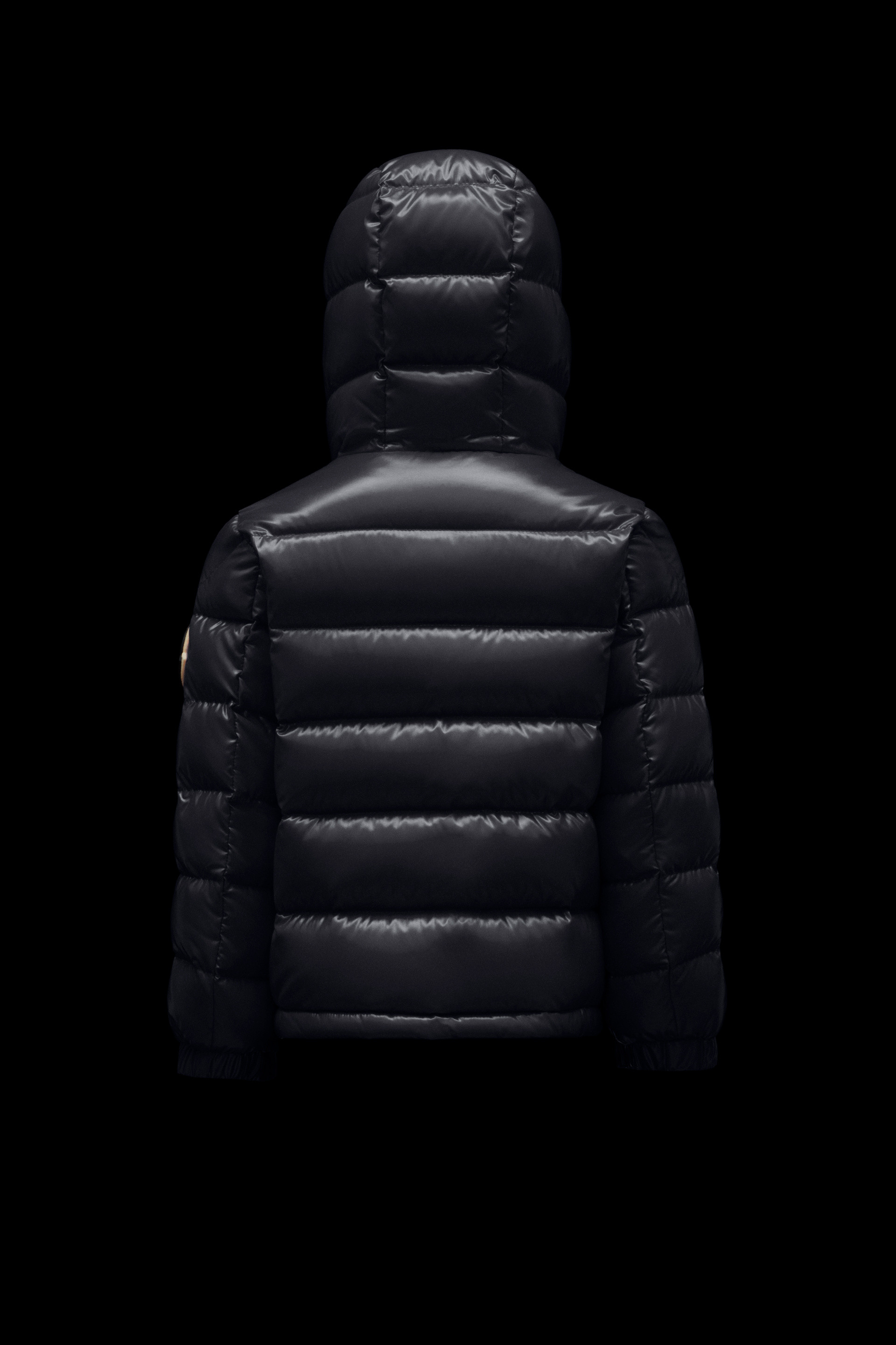 moncler coat with big badge